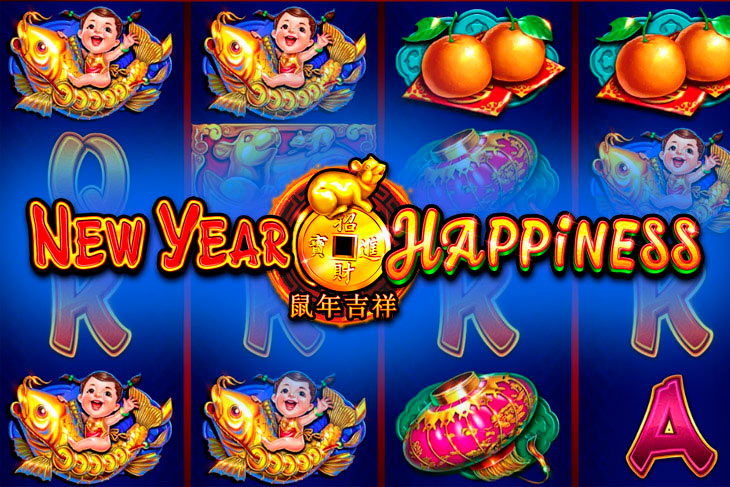 New Year Happiness - Ruby Play slot at Daily Spins Casino Casino